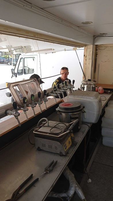 Вагончик торговый на колёсах