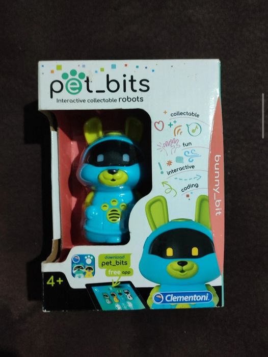 Pet bits coelho robô novo