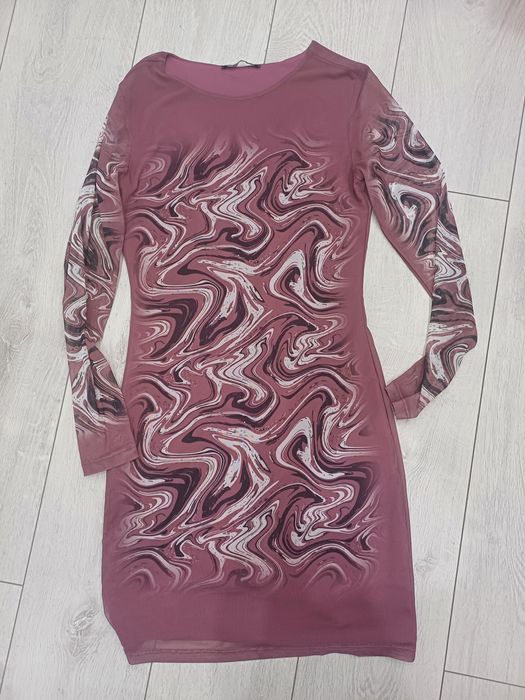 Sukienka 34 36 XS S siatka Mohito jak nowe