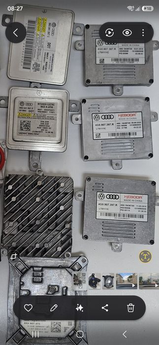 Balastros de xenom e de leds