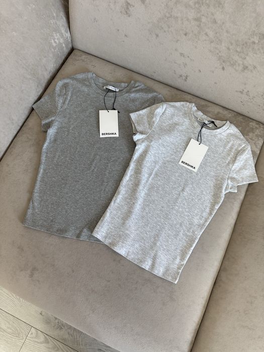 XS, S, M. Футболки Bershka бершка, футболки в стилі скімс skims