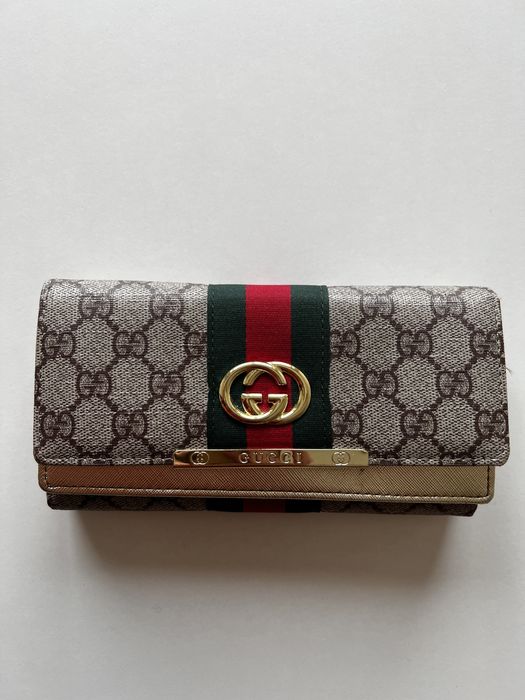 Portfel damski Gucci nowy złoty