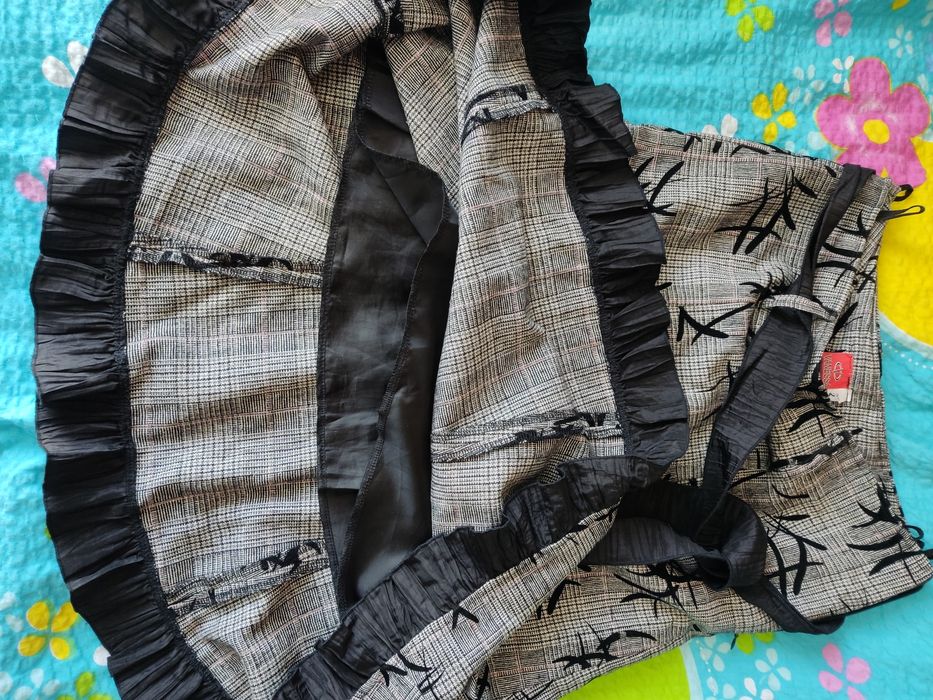 Spódnica elegancka w kratkę r 36 Vanessa