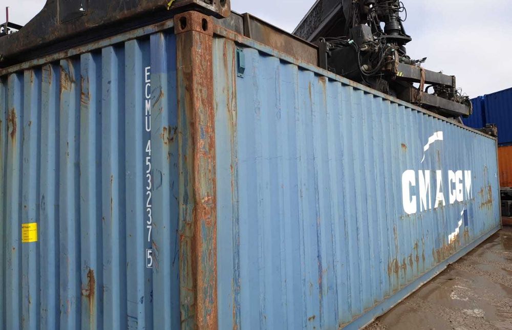 Kontener morski 40DV/DC, magazyn, garaż  AB