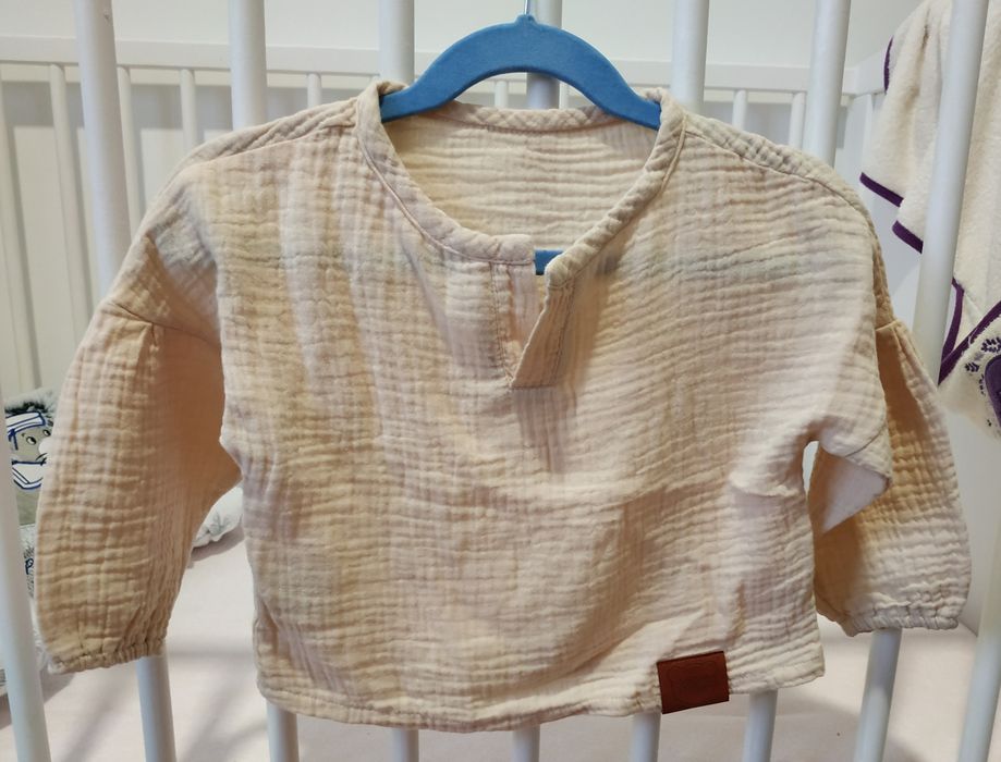 Muślinowa bluzka Strojmisie r. 74/80