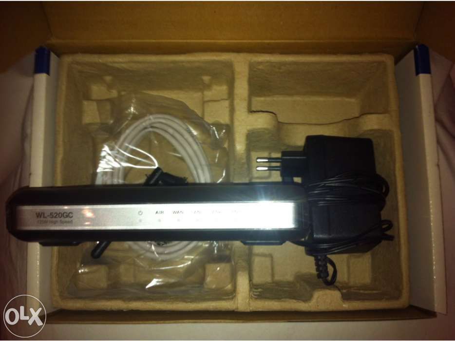 Router wireless asus wl -520gc + modem Arris