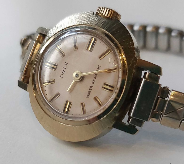 Zegarek Timex art deco mechaniczny