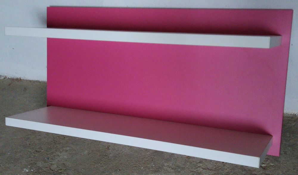 Prateleira dupla de parede