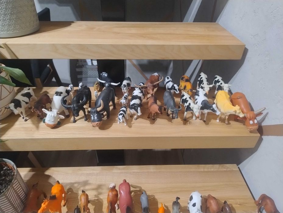 Figurki że zwierzętami