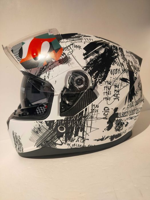 Capacete SHIRO  integral dupla-viseira mota scooter novo