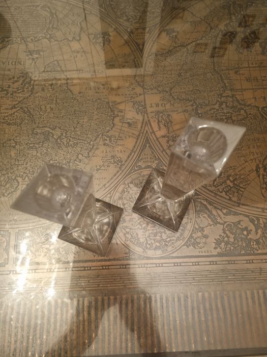 Świeczniki kryształowe - Rosenthal/Niemcy