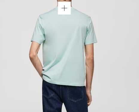 T-shirt Homem S - slim fit de 100% algodão