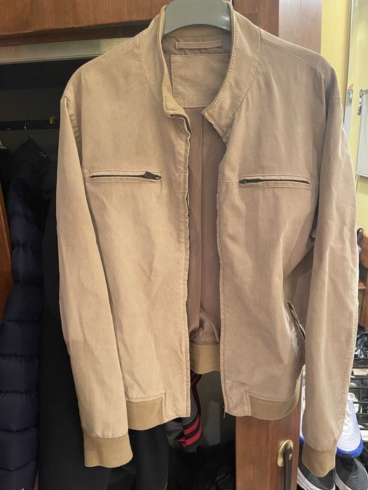 Продаю натуральну замшеву куртку OOGJI для чоловіків розміром XXL