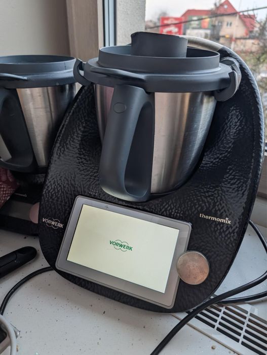 Thermomix szampańska czerń zestaw