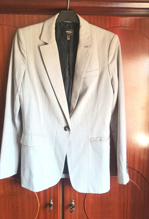 Blazer cinzento mango