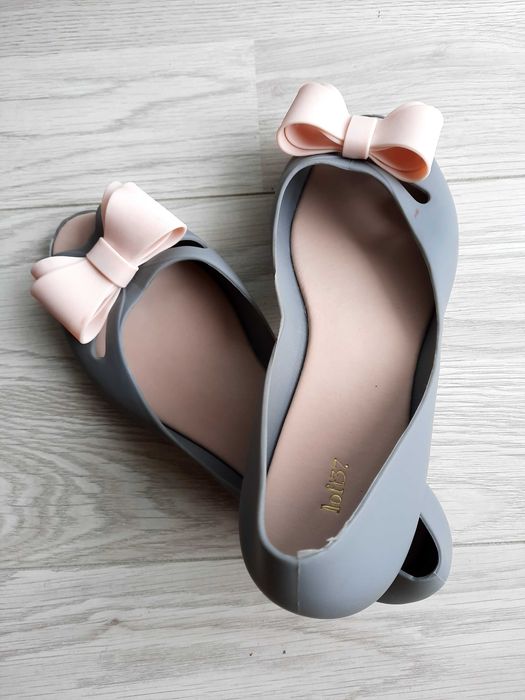 Baleriny szaro-różowe