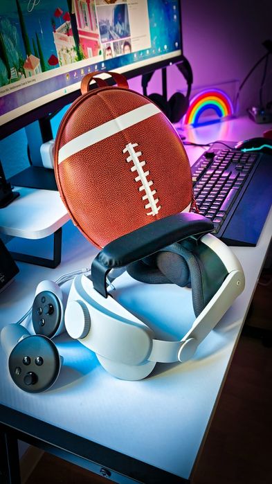 VR Meta Quest 3 128GB OCULUS + etui USA FOOTBALL