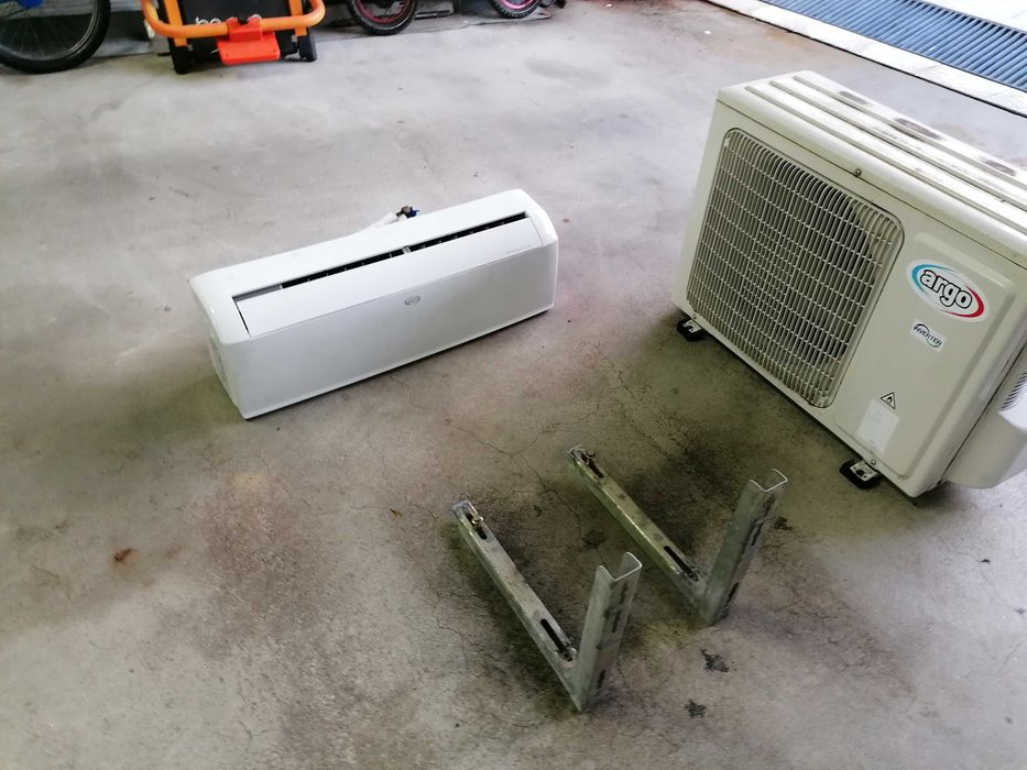 Ar condicionado interior e exterior