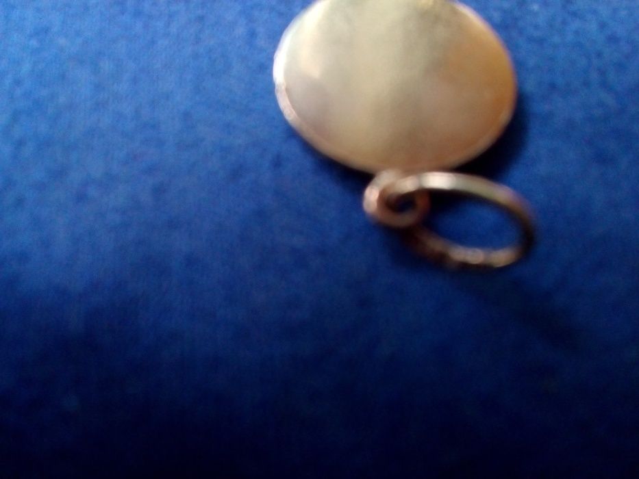 Złoto 14k, medalik (wyprzedaż-pilne).