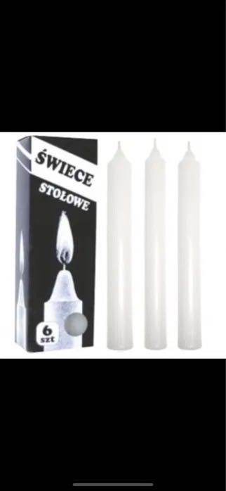 Свічка парафінова польська по 6 штук АКТУАЛЬНА ЦІНА !!!