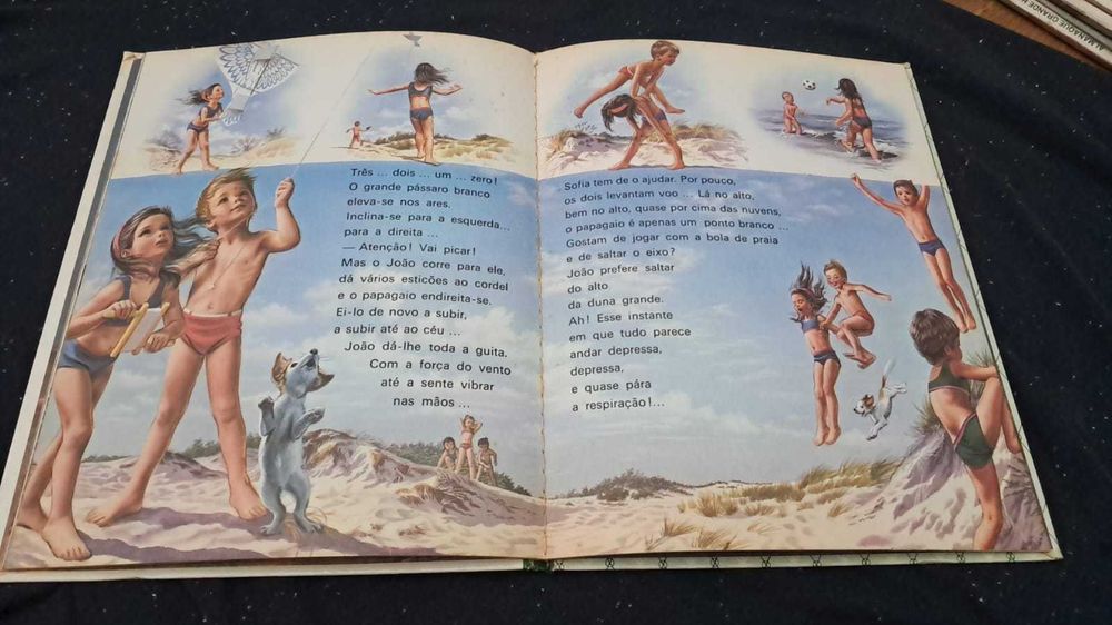 Livro Infantil "Um dia na praia" - Volume 28