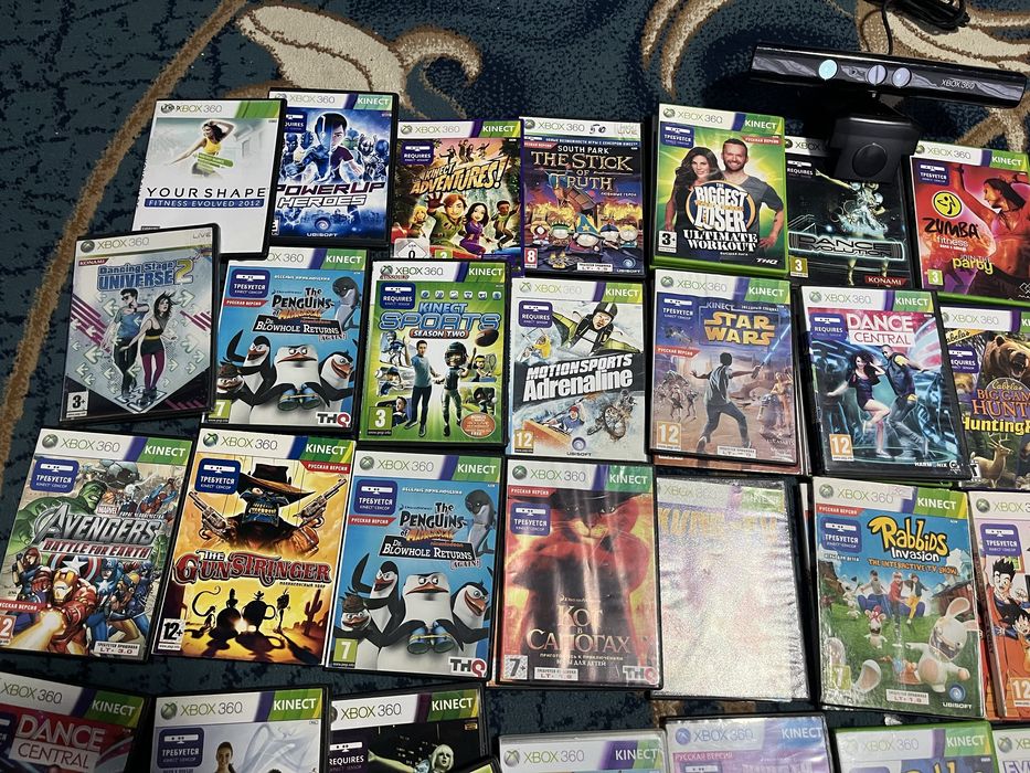 Кінект та диски до кінекту