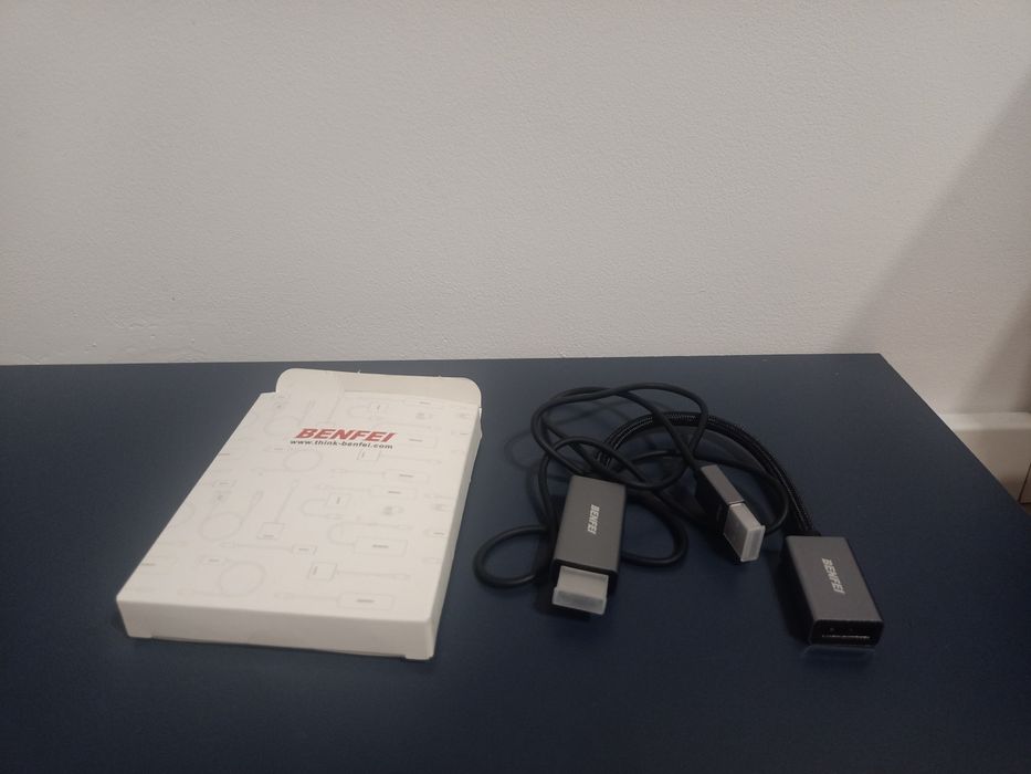 Adapter HDMI na Display Port firmy BENFEI dla PS5/PC