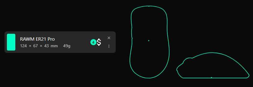 Rato Gaming Rawm ER21 Pro (Wireless 8K)