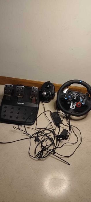 Volante ps5 g29 + caixa de mudanças manual