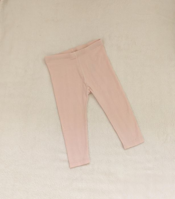 Legginsy różowe, rozmiar 80