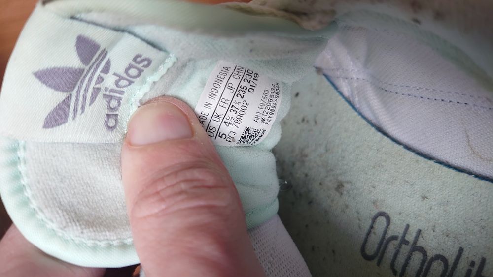 Adidas Originals buty damskie 37,5 mięta turkus jasne ortholite