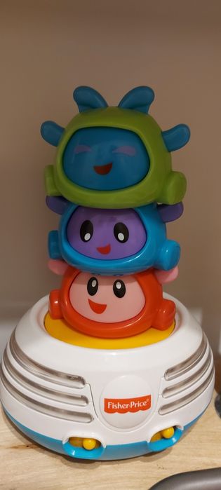 Fisher-Price Bebo muzyczna piramidka zabawka niemo
