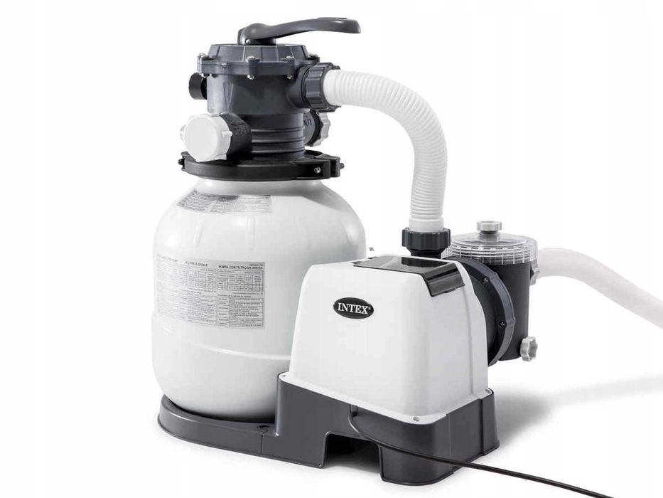 Intex 26642 Pompa piaskowa 3500l/h Programator czasowy Węże Hydroaeration