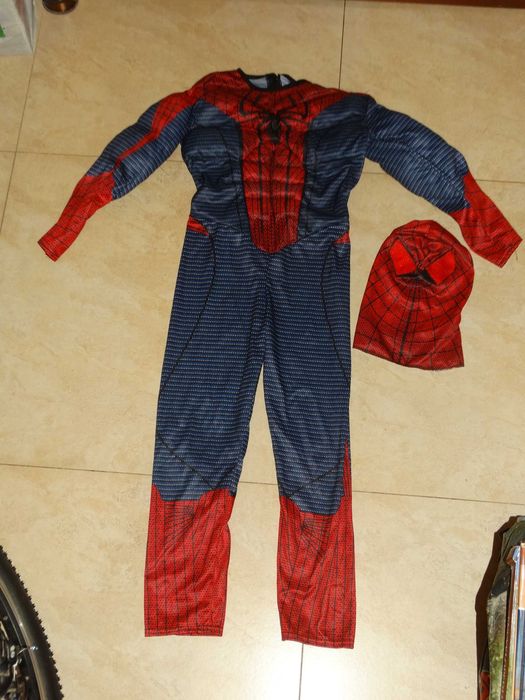 Kostium Spider-Man Kombinezon + Maska rozm. 122/128
