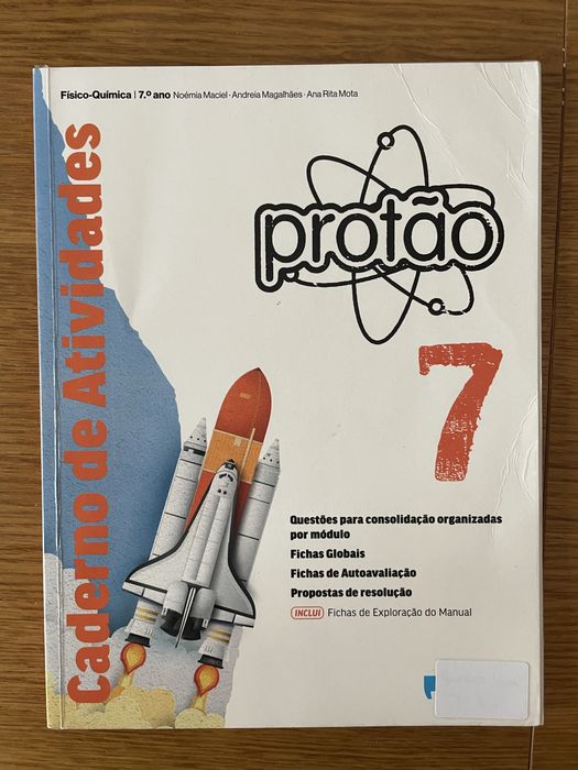 Protão 7 - Caderno de Atividades de FQ do 7. Ano.