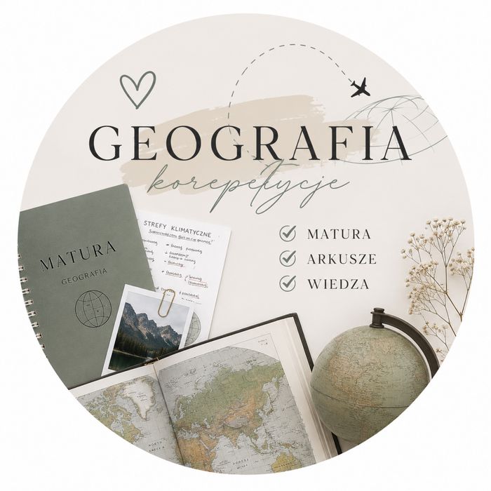 Korepetycje - geografia, przygotowanie do matury