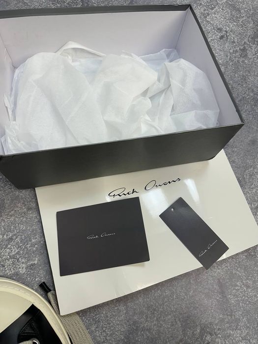 Rick Owens Ramones jumbo lace черные кеды кроссовки чорні opium 42 43