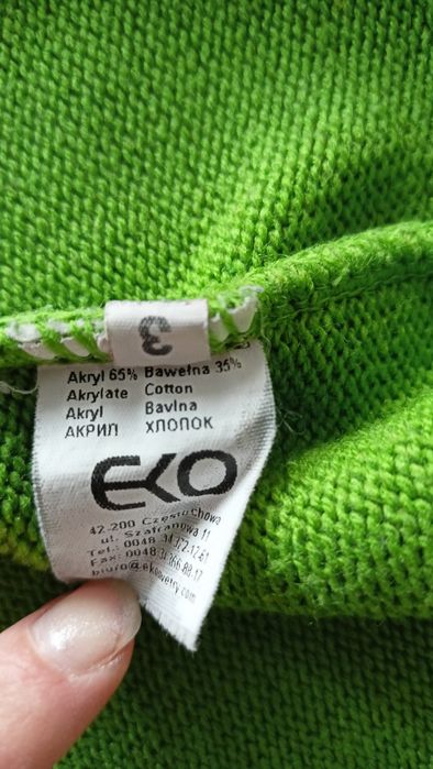 Sweter bluza zielona rozm. 86 (12-18 m.)