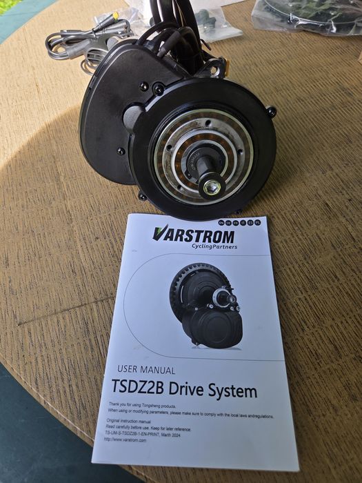 Silnik do roweru Tsdz2b nowy komplet