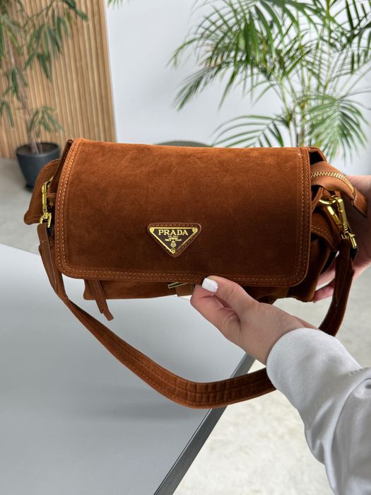 Сумка замшева Prada