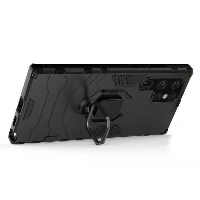 Etui Pancerne do Samsung Galaxy S22 Ultra + Szkło Hartowane