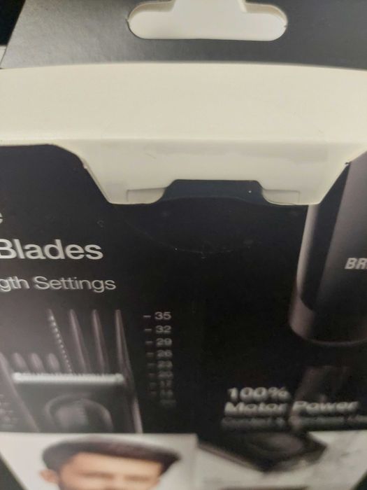 Aparador cabelo novo BRAUN Hc 5050