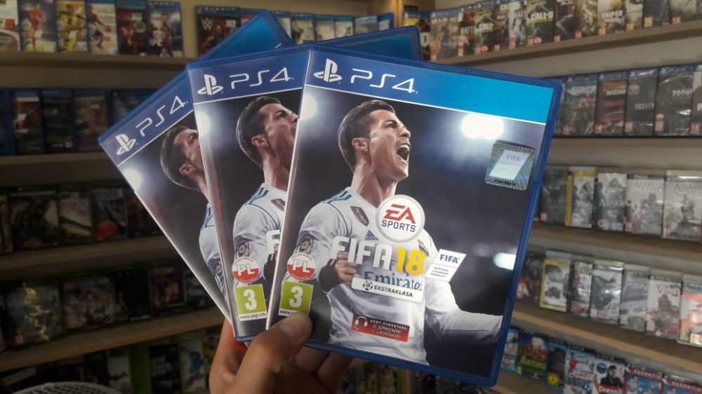 FIFA 18 PS4 PlayStation4 stan idealny PL wersja Lombard - Serwis GSM