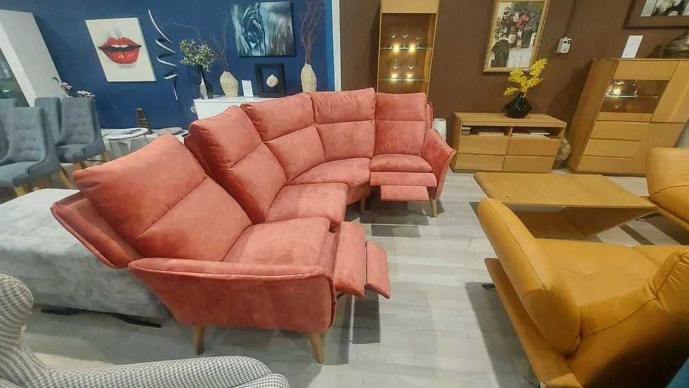 Narożnik INES z funkcją relaksu gr.III Bydgoskie Meble Promocja 20%