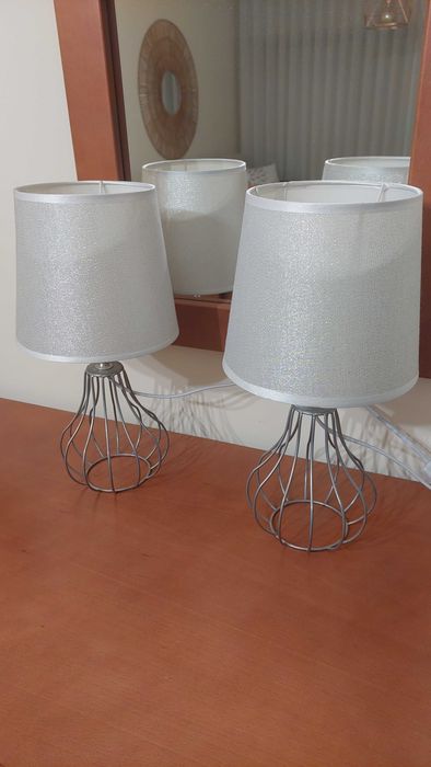 Conjunto de Candeeiros Modernos – Teto + Mesas Cabeceira