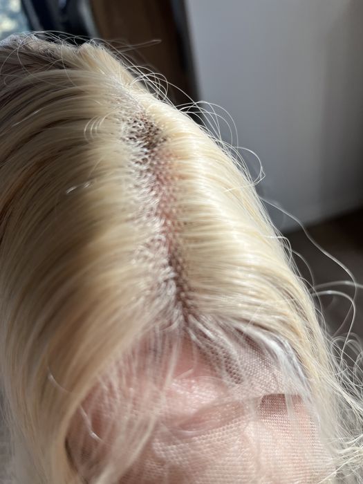 Długie włosy, peruka falowana blond bezowy/popiel