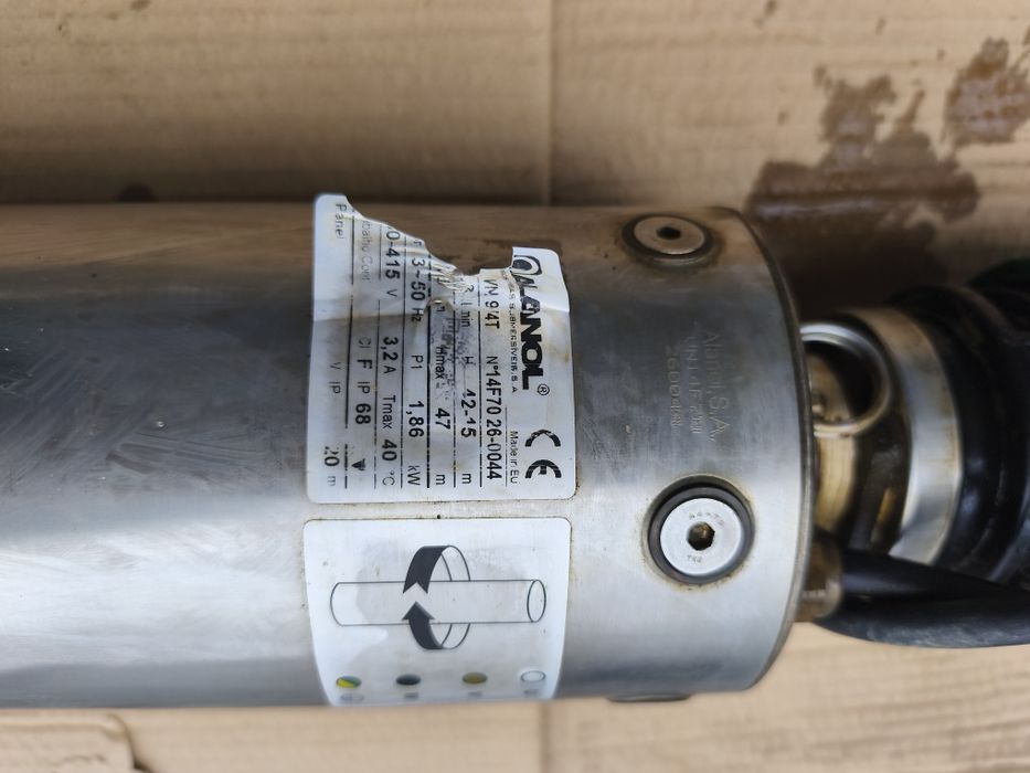 Bomba submersível inox Alanol VN 04T – 1.86 kW Trifásica