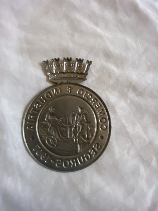 Placa de seguros comercio e industria 1907