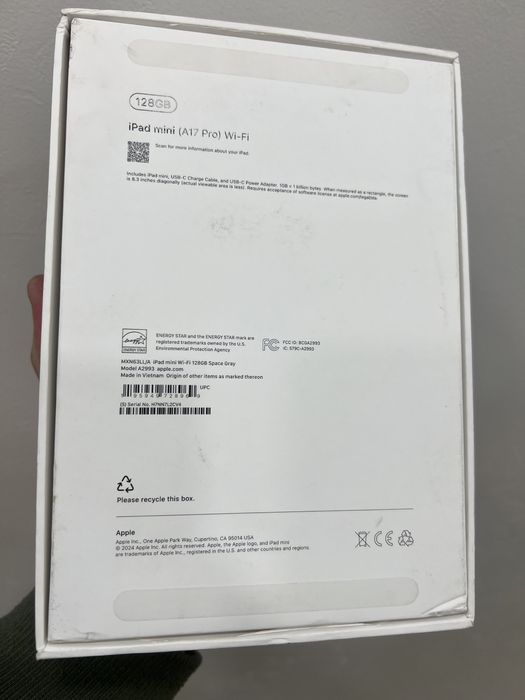 iPad mini 7 128GB Space Gray