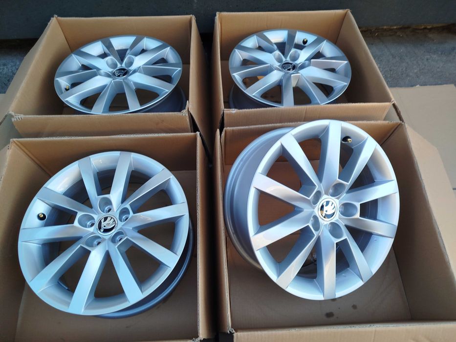 A440#Alufelgi Nowe 16" 5x100 Et 38 6J Vw Skoda Audi